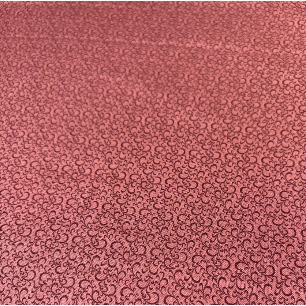 Miniatures Spectrum By Jinny Beyer Cotton Fabric 3/4 yard x 44" Burgundy/Black S